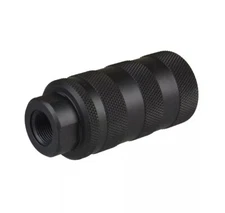 Aluminum 1/2X36 TPI Sound Forwarder Tube Muzzle Brake For 9MM