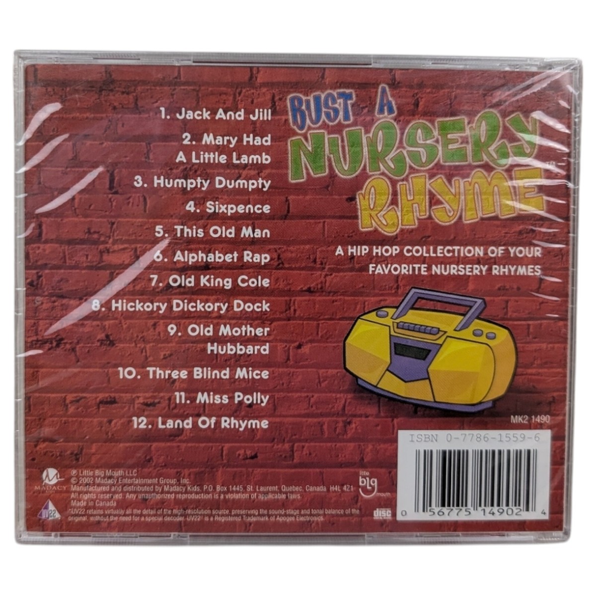 Bust a Nursery Rhyme by Various Artists (CD, Oct-2002
