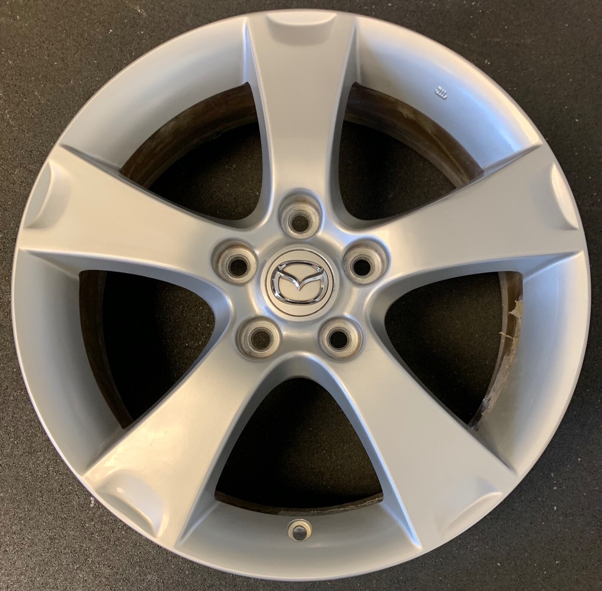 4) Mazda 3 Original Silver Wheels Rims + Caps 17