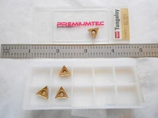 NEW 4 PCS. TUNGALOY CARBIDE TURNING INSERTS TCMT 21.50.5PS STEEL GRADE T9115