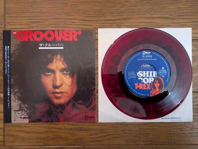 T. REX The Groover 1973 Japan 7'' RED WAX EOR-10390 T Rex Marc Bolan