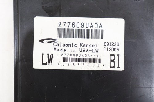 2021 NISSAN MURANO A/C AIR CONDITIONER HEATER CONTROL MODULE UNIT OEM 277609UA0A - Picture 10 of 11