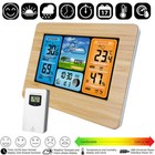 Wireless Weather Station Clock LCD Digital Indoor & Outdoor Calendar Thermometer