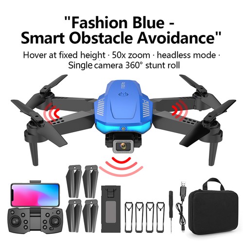 LS/RC F185 Pro 4K HD Single Camera FPV RC Drone with Battery (Blue) - Picture 12 of 12