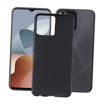 for ZTE Axon 50 Lite 8050 (6.60'') Case, Soft Silicone Bumper Shell Black 