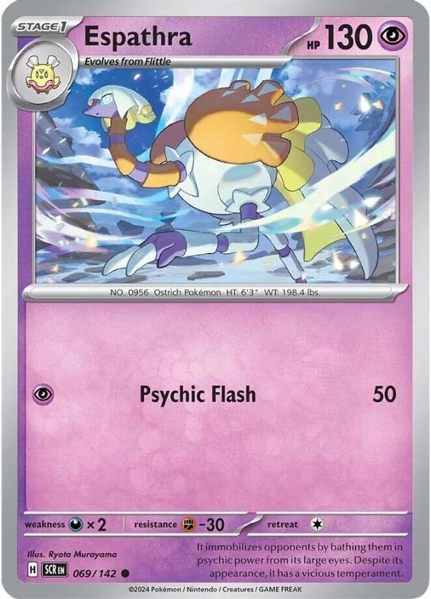 Pokemon Espathra (69/188) Stellar Crown LP