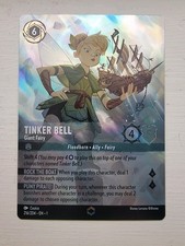Disney Lorcana TINKER BELL Giant Fairy 216/204 ENCHANTED The First Chapter
