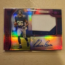 Darius Slayton 2019 Panini Certified Rookie Patch Auto RPA Purple /10 