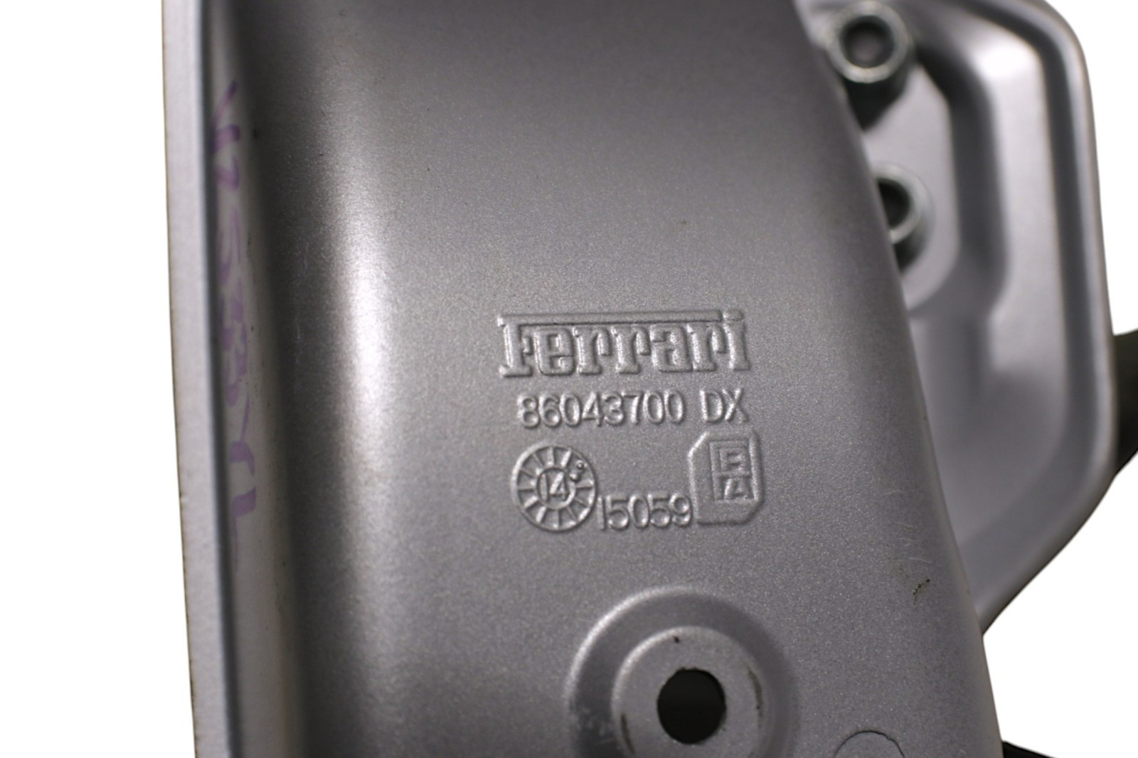 Ferrari California T Front Right Side Door Handle Black Leather 2015 - 2018 OEM