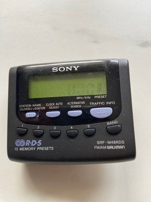 SONY SRF-M48RDS FM/AM Walkman Radio Gürtelradio