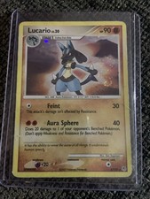 Pokemon Lucario Rare Holo Diamond and Pearl Stamped 2007 6/130 HP on eBay