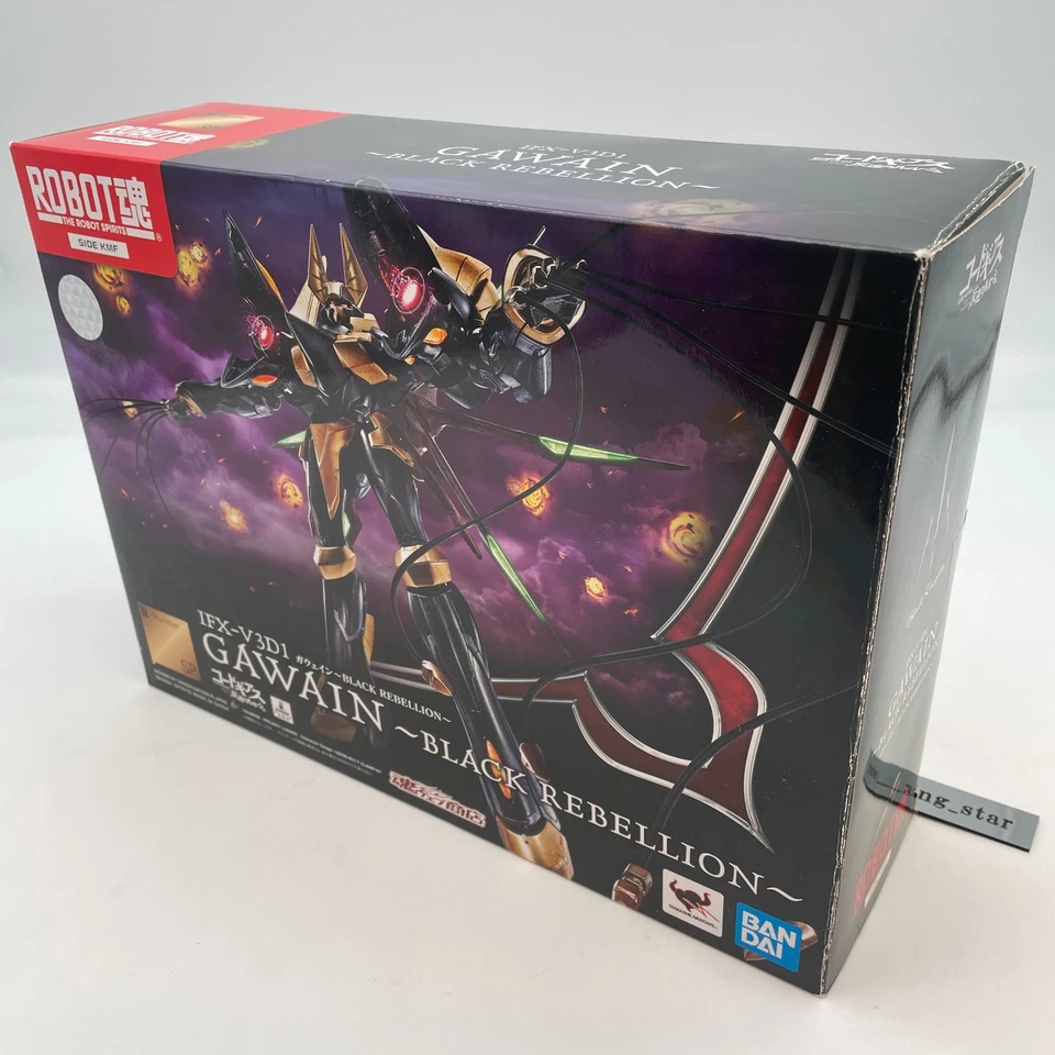 ROBOT SPIRITS SIDE KMF Code Geass Gawain BLACK REBELLION Figure IFX-V3D1 BANDAI - Image 2 of 4