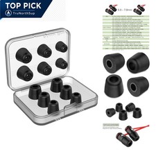 Memory Foam Earbud Tips 12pcs Replacement Earphone Tips for Earphones