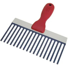 Marshalltown Scarifier Trowel 8" /200mm steel tines to scratch plaster undercoat
