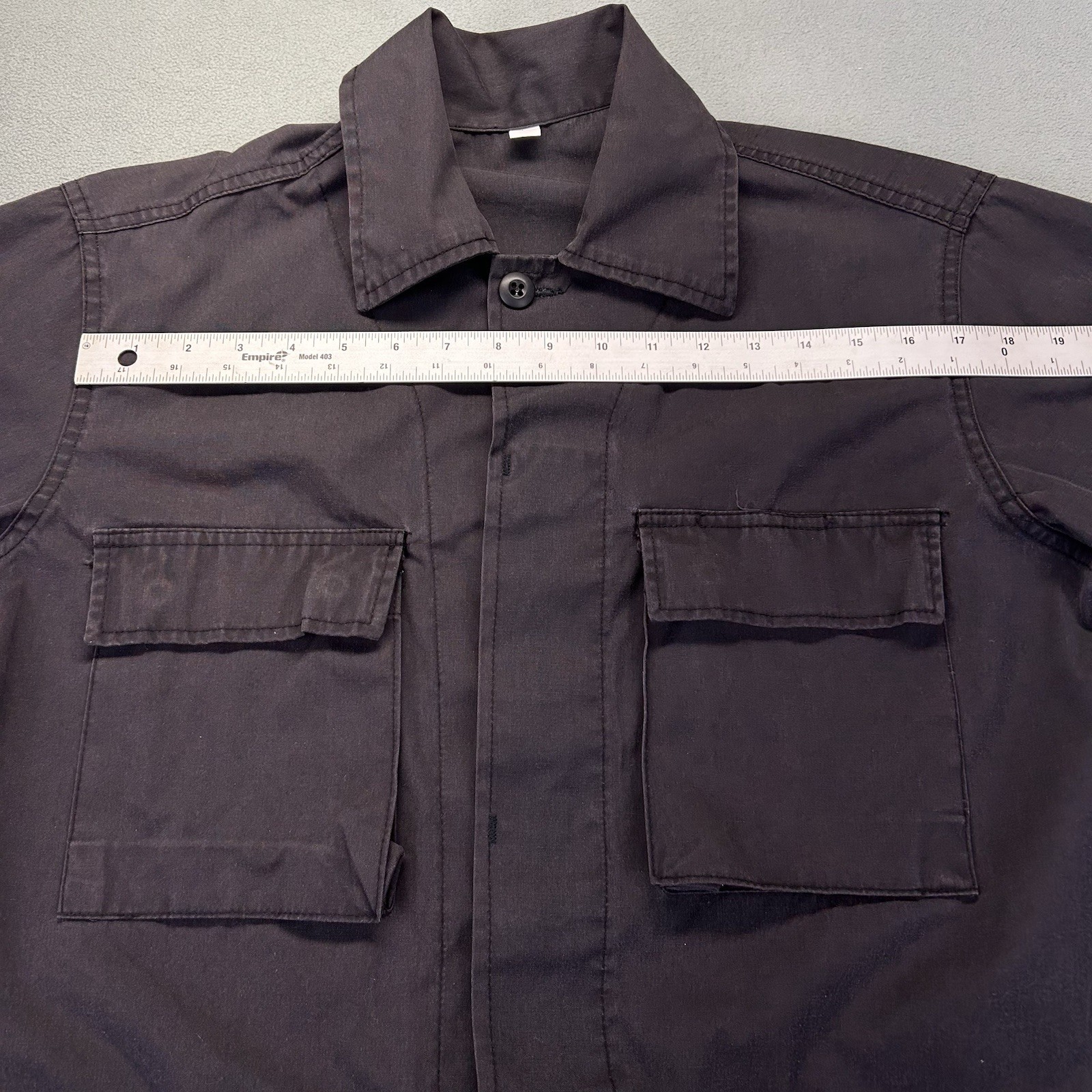 Vintage US Military Black Field Jacket Medium Utility Combat 70s 80s thumbnail 4