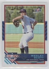 2017 USA Baseball Stars & Stripes Longevity Holofoil 88/99 Wesley Scott #64 0a7