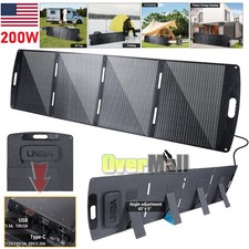 200W Lightweight Portable Solar Suitcase Foldable Solar Panel for Power Station