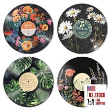 Hippie Decor, Posters for Room Aesthetic - Botanical Wall Art, Record Decor,