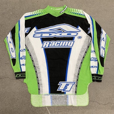 Vintage Axo Motocross Jersey Mens XL Multicolor 90s
