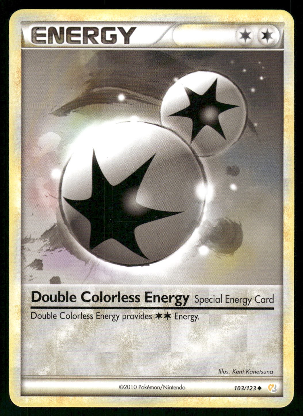 2010 NM Pokemon Double Colorless Energy 103/123 HeartGold & SoulSilver