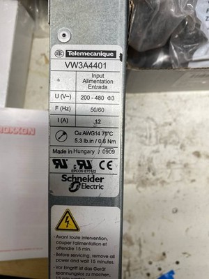 VW3AA4401 Schneider Electric EMV-Footprint-Filter 3-phasig, 12A