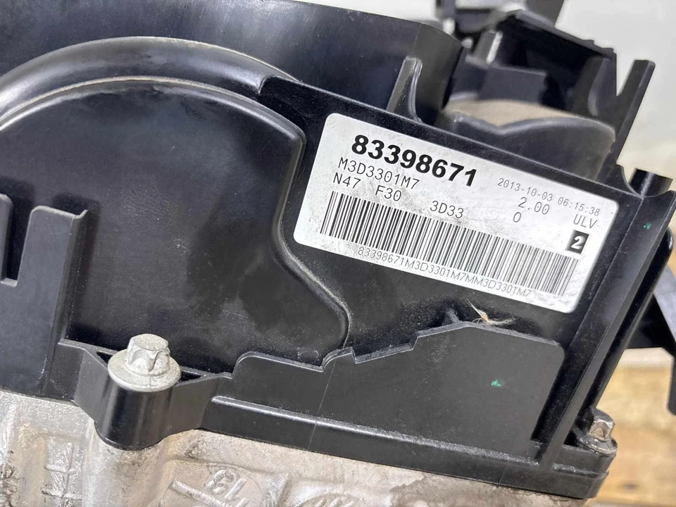 2014-2018 Bmw 328D 2.0L Engine Motor 4 Cylinder Diesel Rwd Oem - Image 3 of 4