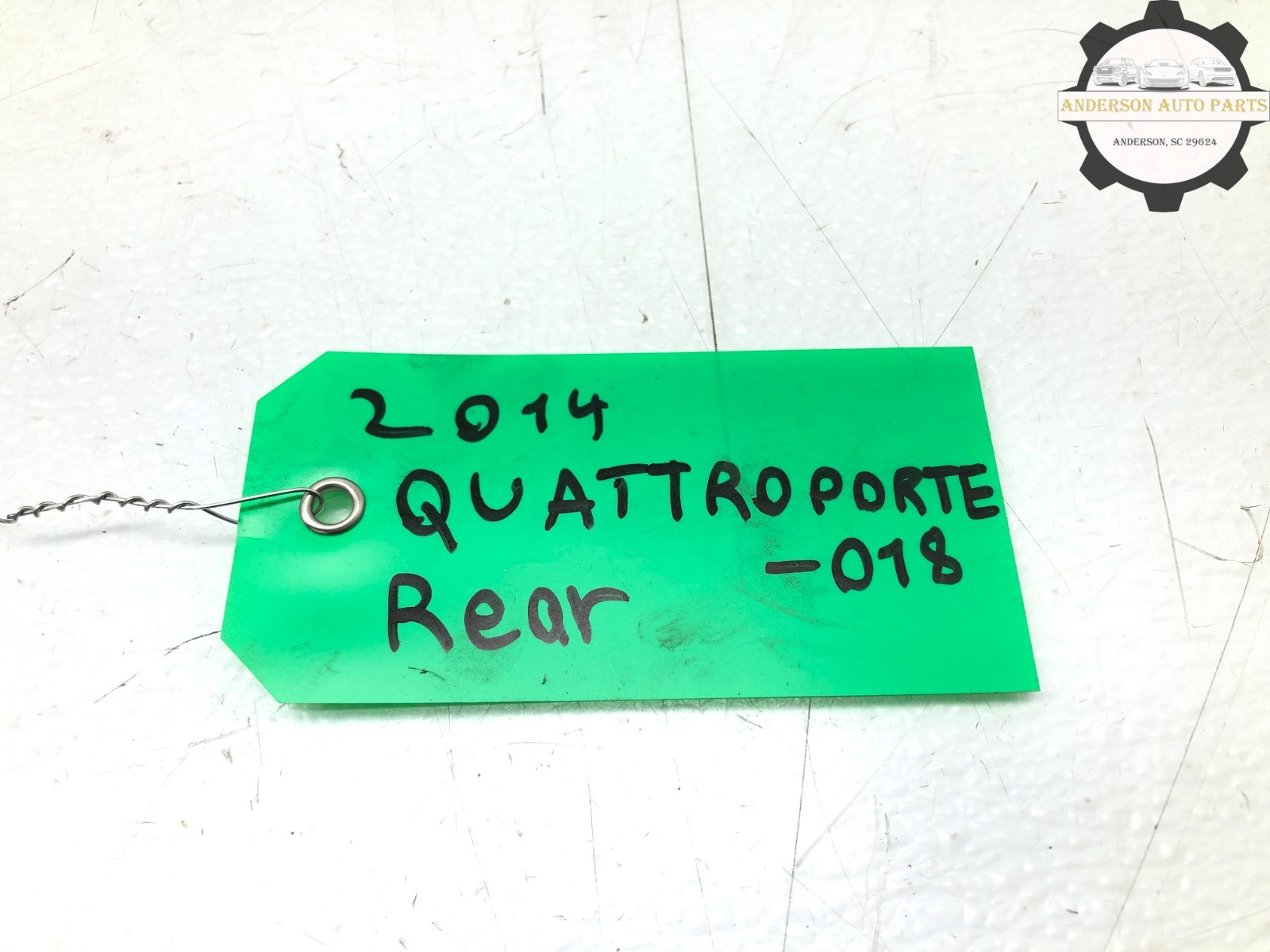 2014-2020 MASERATI QUATTROPORTE REAR AERODYNAMIC COVER GUARD PANEL OEM