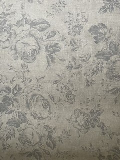 Cabbages And Roses Paris Rose In French Blue Fabric