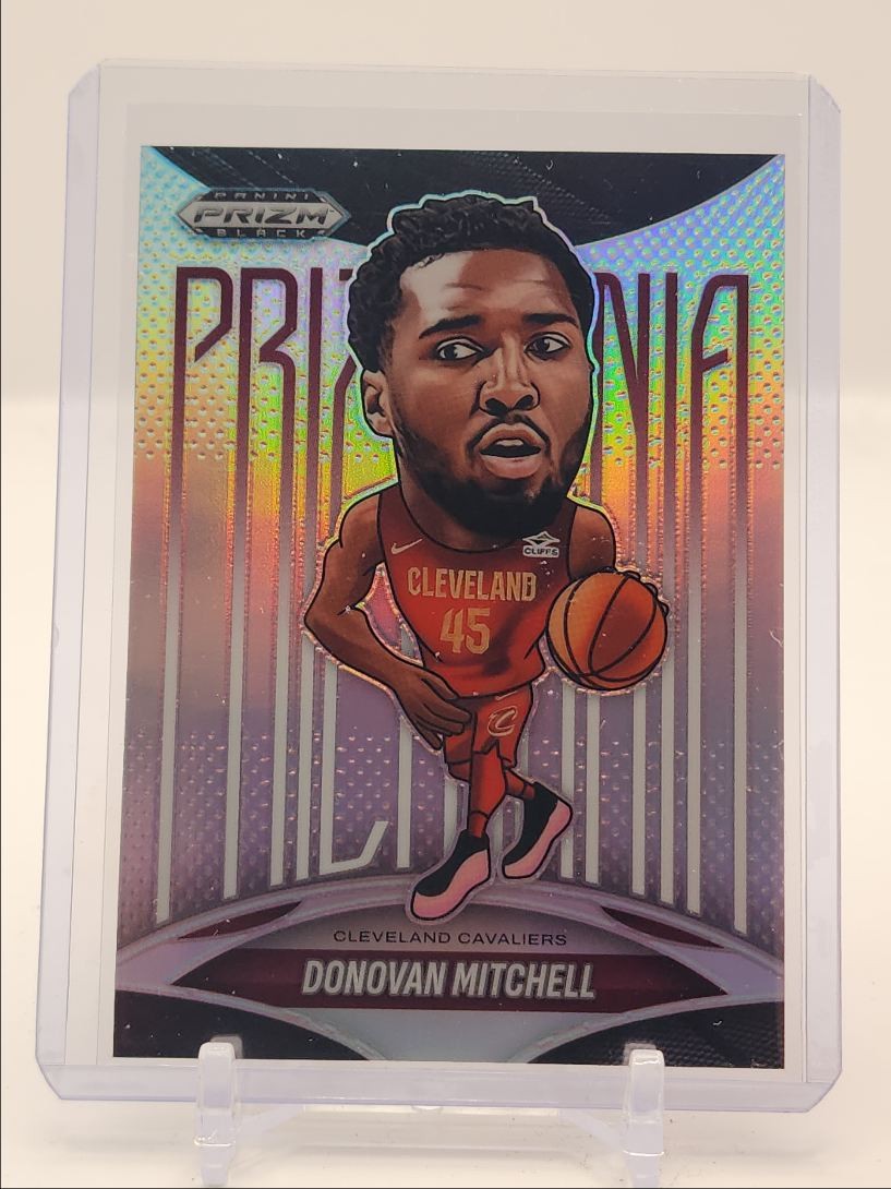 DONOVAN MITCHELL 2024-25 PANINI PRIZM BLACK PRIZMANIA CASE HIT SSP Q2880