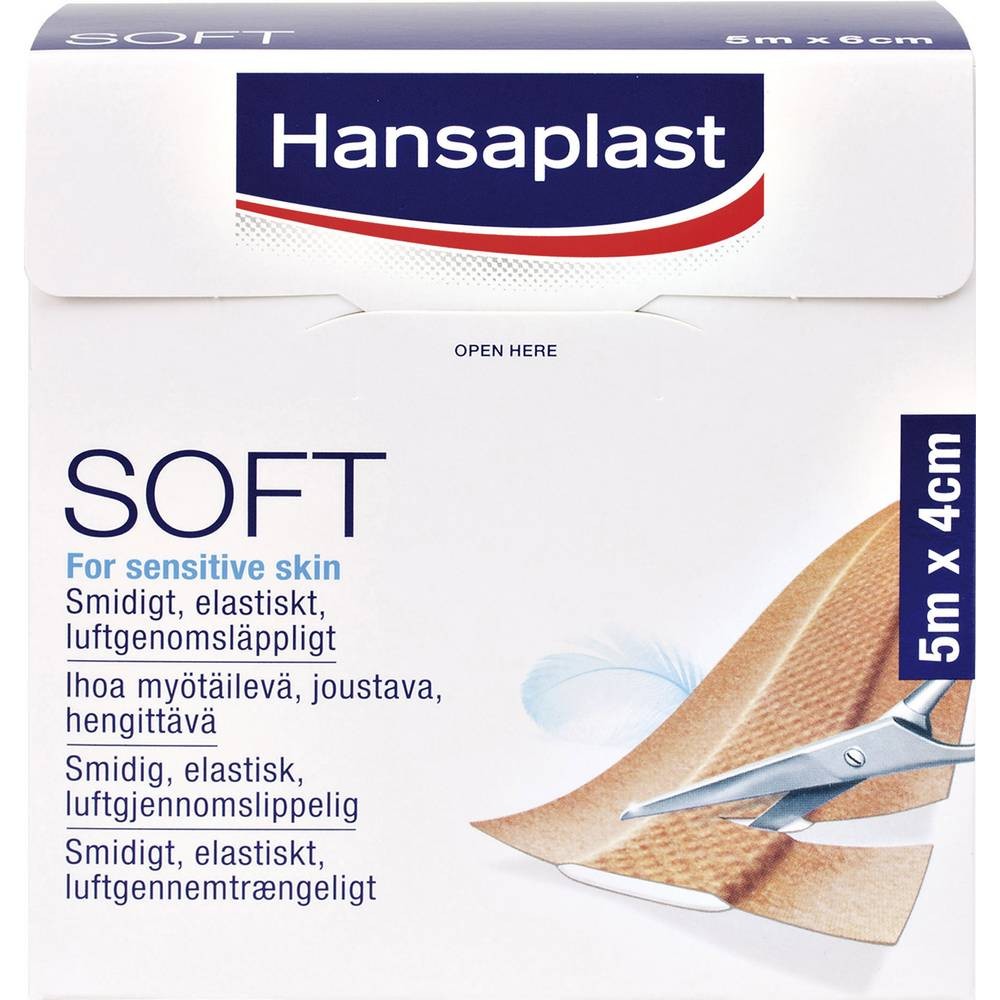 Pansement Hansaplast SOFT pour soigner les petits bobos de toute la famille