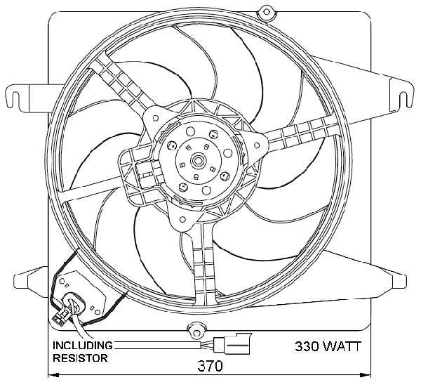 Nrf Lüfter, Motorkühlung Größe 6 47019 - Bild 4