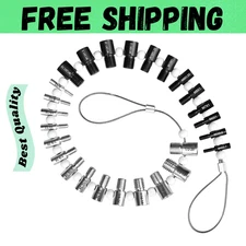 Nut and Bolt Thread Checker Inch & Metric Thread Gauge Nut and Bolt Size Gauge N