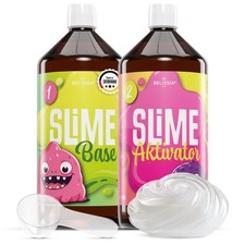 Belissia XXL Kinder Spiel-Schleim zum selbermachen. Set für 2 KG fertigen Slime