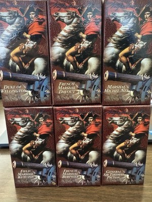 W Britain Napoleonic Wars - Officer Lot- Six Figures All MIB 1:32 New