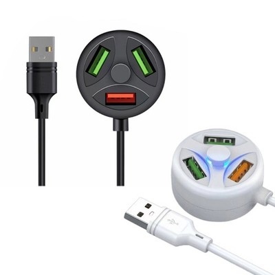 Versatile USB2.0 Charging Hub for Various USB Powered Electronics Converter