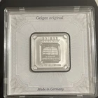 Geiger Edelmetalle Silver Bar 1oz Square in Assay