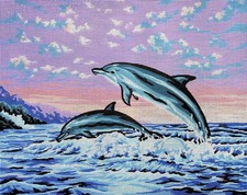 Needlepoint Painted Canvas Gobelin 11410 20"x24" Collection D'Art