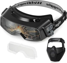 CREWORKS Auto Darkening Welding Goggles True Color TIG MIG ARC Plasma