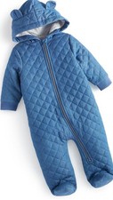 First Impressions Baby Boys Denim Snowsuit
