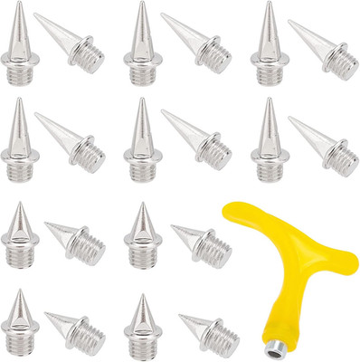 100Pcs Stainless Steel Golf Shoe Spikes 3/4 Inch Track Shoes Spikes Replacement