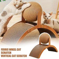 Cat Scratcher Scratching Ball with Stand Cat Toy Interactive Play for Cat New