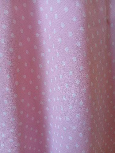 Womens Medium Norton Mcnaughton Pink Knee Length Polka Dot Lined Spring Skirt - Picture 2 of 4