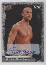 2022 Upper Deck AEW All Elite Wrestling Pyro 6/25 Ricky Starks #17 Auto 17an