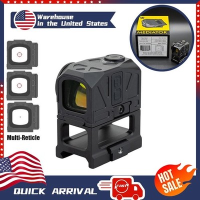 Gideon Mediator Optics 3 MOA 1x16mm Enclosed Multi-reticle Red Dot Sight Hunting