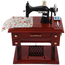  Vintage Nähen Spieluhr Musical Spielzeug Nähmaschine Musik Sartorius Modell