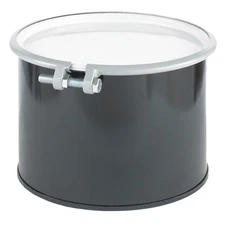 GRAINGER APPROVED CQ0501 Transport Drum,Black,20ga,0.9mm 19K299