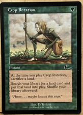 LIMITED EDITION Urza's Legacy Vintage MtG Crop Rotation Unplayed NM
