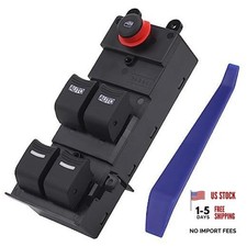 Master Window Switch Power Control Button Front Left Driver Side Compatible