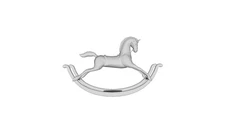 Printle Object Rocking Horse-Antique Childrens Toy Figure for Dioramas Train Set