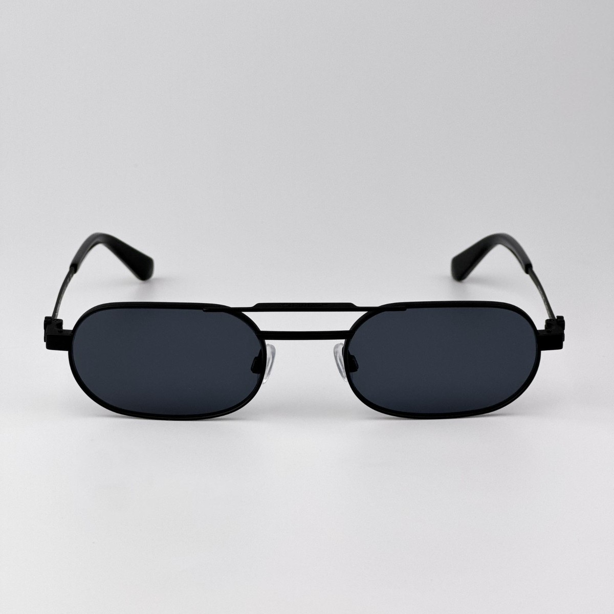 Off-White VAIDEN Women Sunglasses Black Grey Oval OERI123 VAIDEN 1007 Off-White Women Sunglasses Black Grey Oval OERI123 VAIDEN  main image 2
